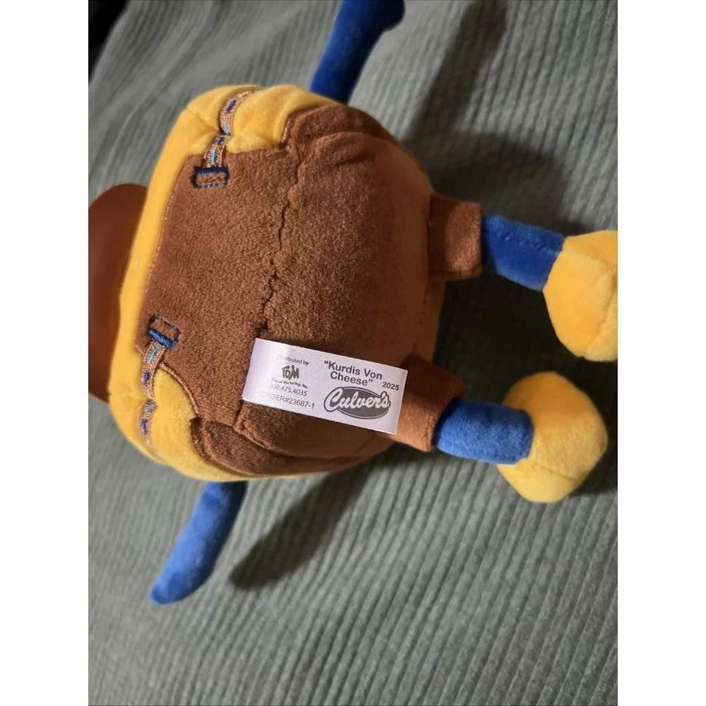 Culver's Kurdis (CURDIS) Von CHEESE CURD Stuffed Promotional Plush 7